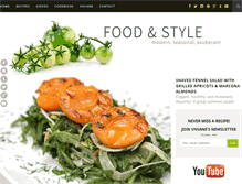 Tablet Screenshot of foodandstyle.com